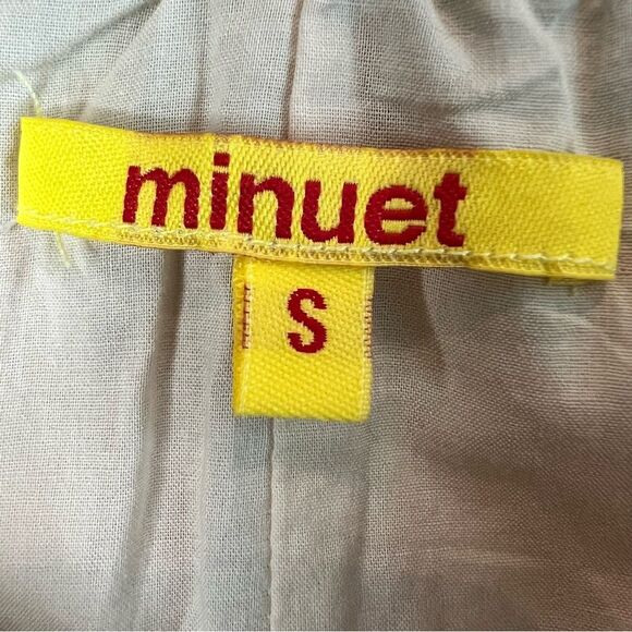 Minuet striped dress with pockets. Removable/adjustable straps. Size small - Picture 6 of 7